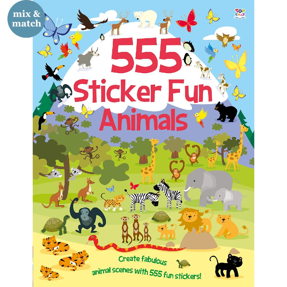 555 Sticker Fun Animals