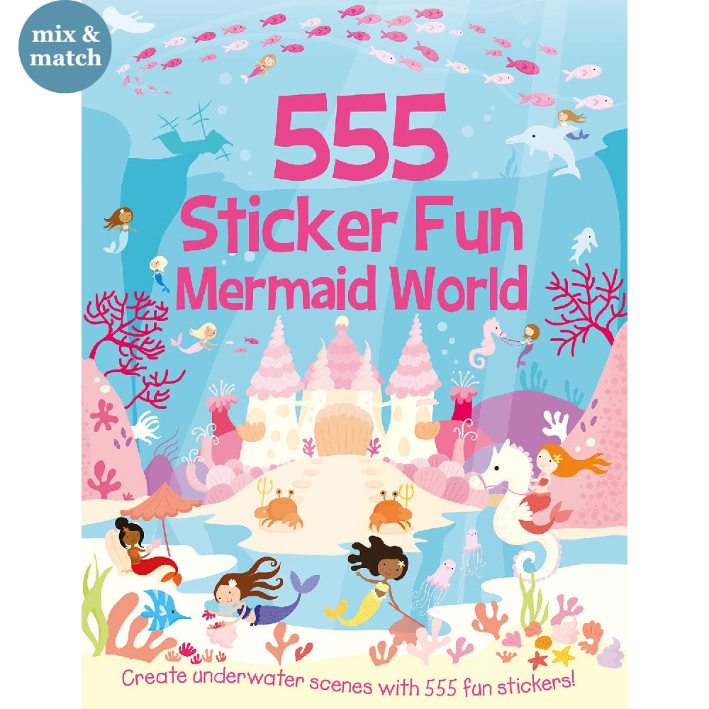 555 Sticker Fun Mermaid World