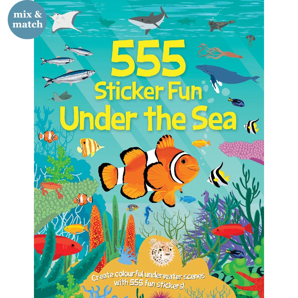 555 Sticker Fun Under The Sea