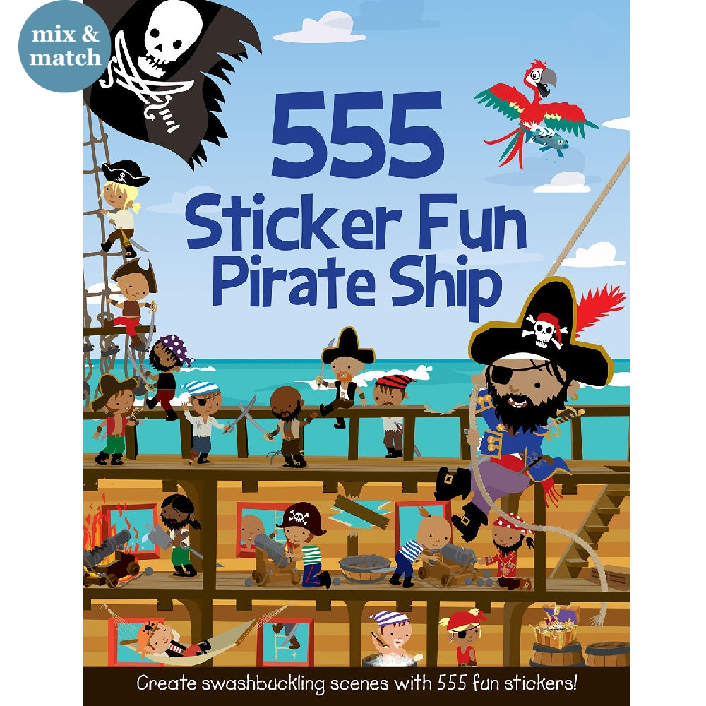 555 Sticker Fun Pirate Ship