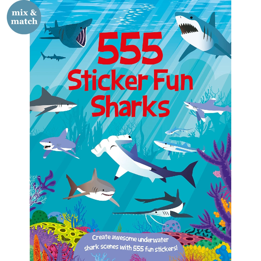 555 Sticker Fun Sharks