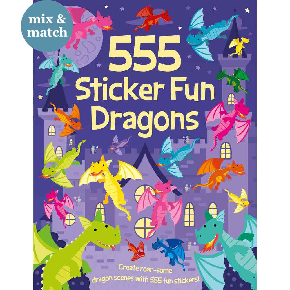 555 Sticker Fun Dragons