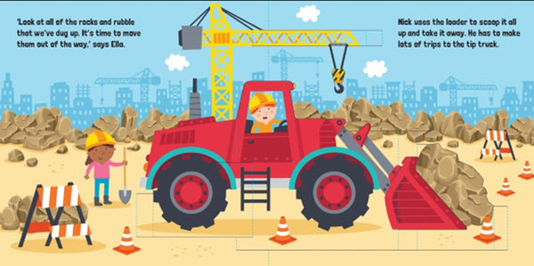 Trucks and Diggers Pop Up Book