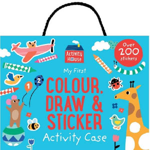 Colour Draw & Sticker Activity Case