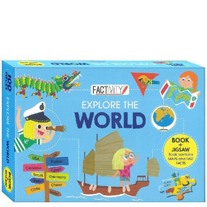 Factivity World Explorer Book & Jigsaw