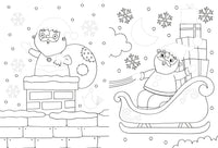 Dress Me Up Santa Colour & Sticker Activity