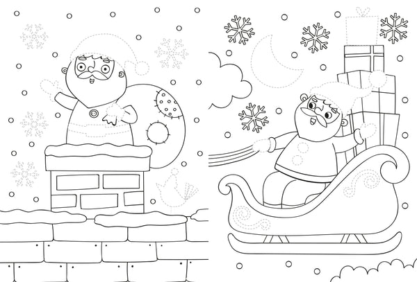 Dress Me Up Santa Colour & Sticker Activity