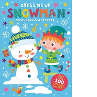 Dress Me Up Snowman Colour & Sticker Activity