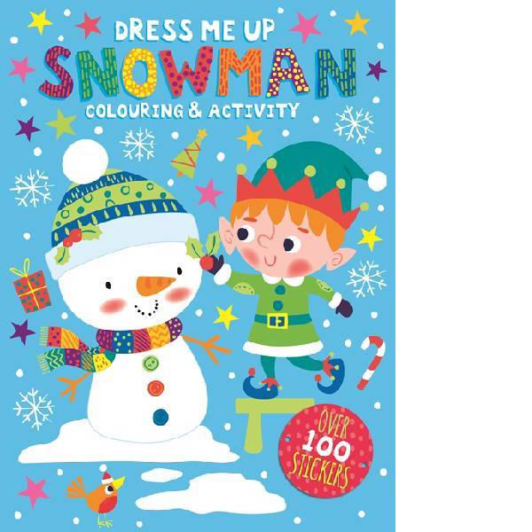 Dress Me Up Snowman Colour & Sticker Activity