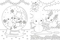 Dress Me Up Snowman Colour & Sticker Activity
