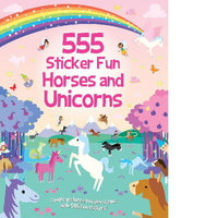 555 Sticker Fun Horses & Unicorns