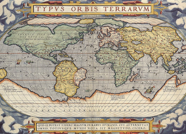 1000PC Antique Maps Abraham Ortelius