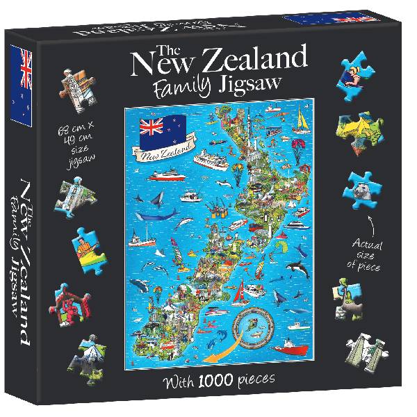 1000PC New Zealand Family Jigsaw Puzzle