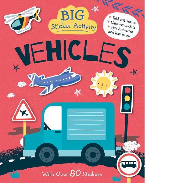 Vehicles Big Sticker Activity