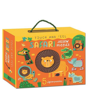 Touch & Feel Safari Jigsaw Puzzle Boxset