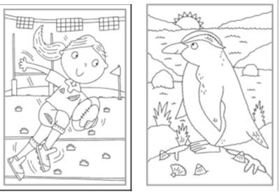 Kiwi Jumbo Colouring Book 144pg